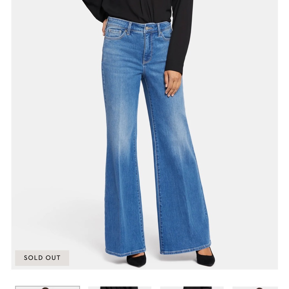 NYDJ Blue Flare & Wide Leg Jeans